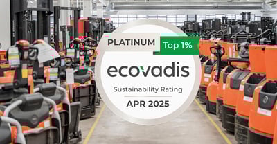 Toyota Material Handling Finland saavutti korkeimman platinatason EcoVadiksen vastuullisuusarvioinnissa